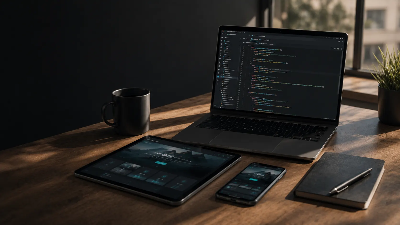 Premium multi-device website and web application development workspace